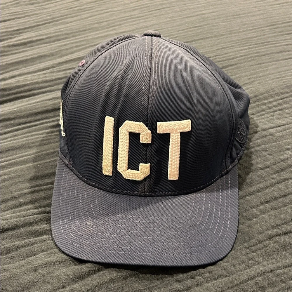 Blue Cap with ICT Embroidery